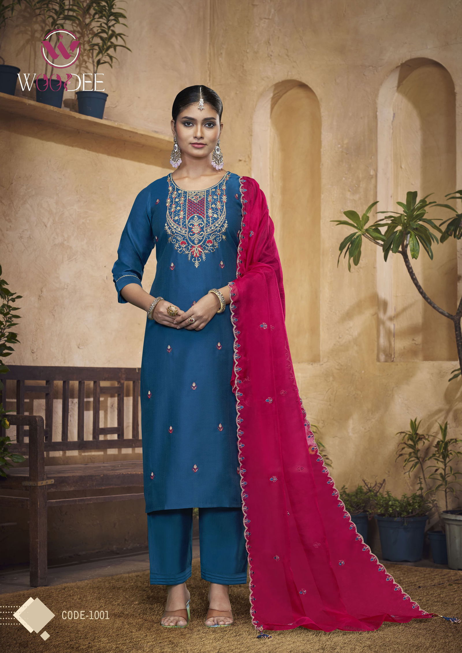 Albeli By Woodee Viscose Silk Designer Kurti With Bottom Dupatta Wholesale Market In Surat